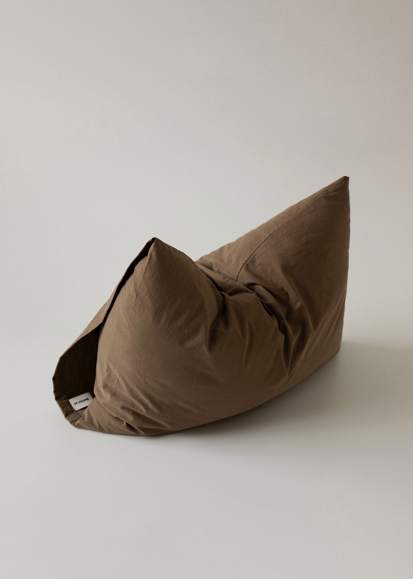 Linen Cotton Pillow Cover Brown